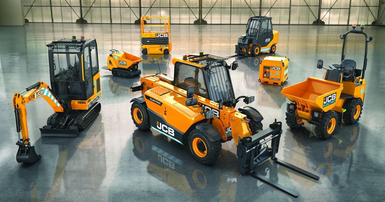 La gamme JCB 100% électrique