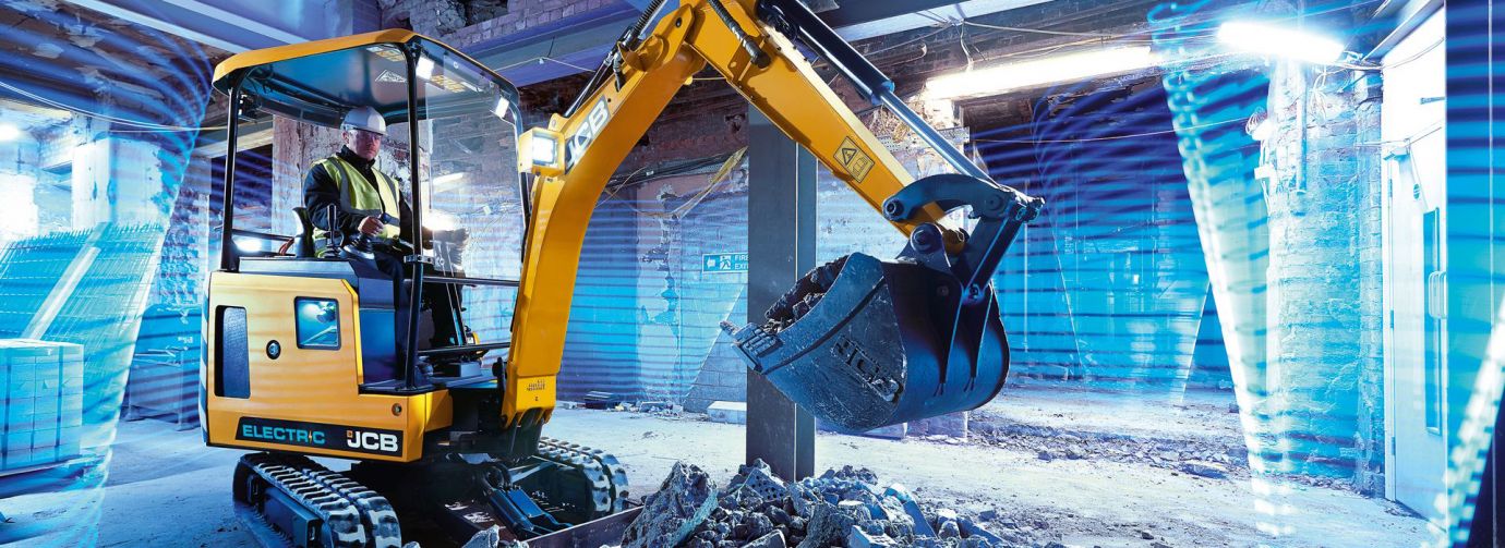 Nouvelle mini-pelle électrique JCB